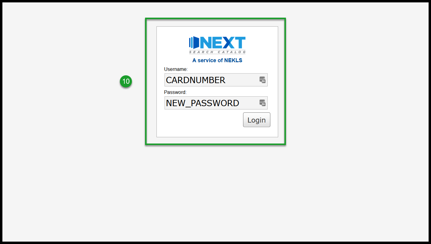 Log into the staff client with your cardnumber and new password